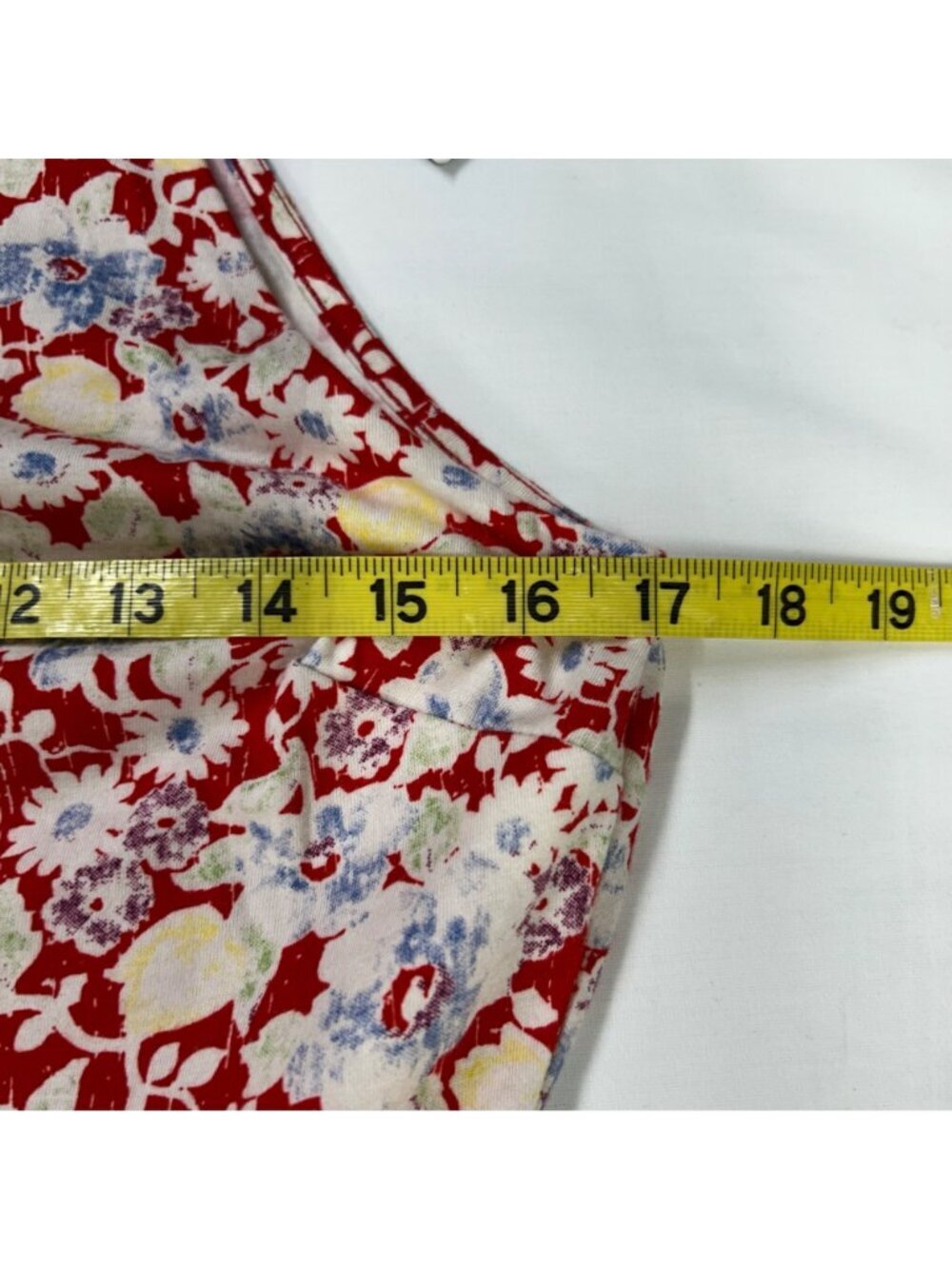 Chaps NWT Floral Halter Midi Dress Size M Cottage, Vacation - Picture 9 of 16